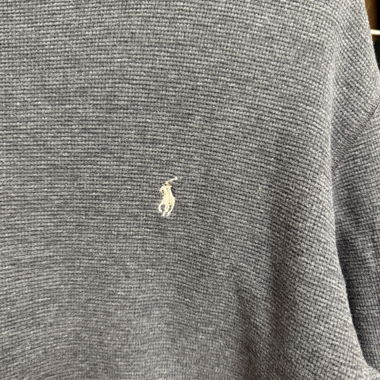 Ralph Lauren Grey Long-Sleeve Sweater 