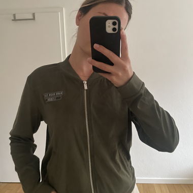 Giacca bomber verde