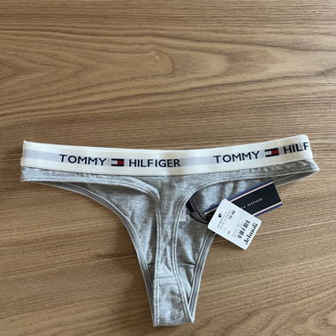 Tommy Hilfiger String Brief Grey