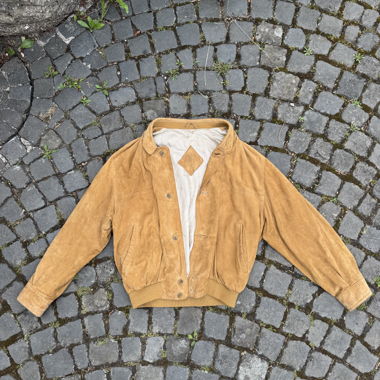 Vintage Bomberjacke aus Wildleder von Yves Saint Laurent