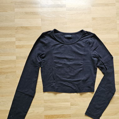 Shirt schwarz bauchfrei