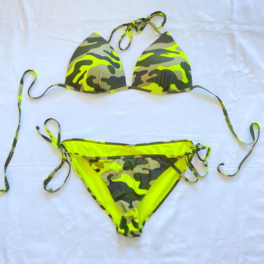 Bikini mimetico fluo M-L nuovo