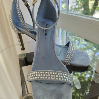 Wildleder High Heels 37/37.5 mit Glitzer [wie neu]