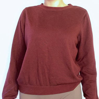 Burgundy Sweatshirt Gr. M
