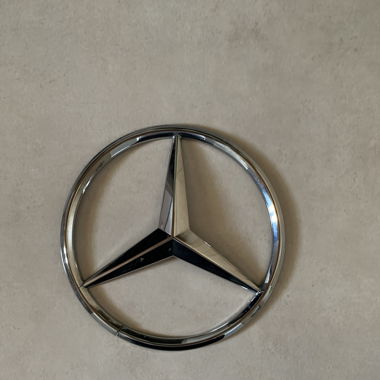 Mercedes logo from car 