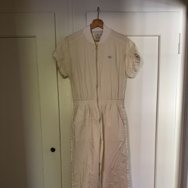Cream Adidas Jumpsuit 