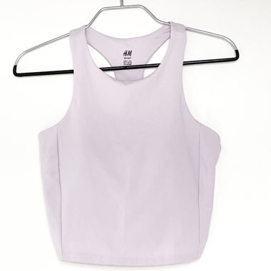 Lila Sport-Top / Sport-BH