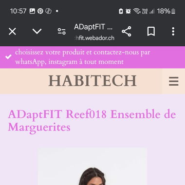 Habits des sports 