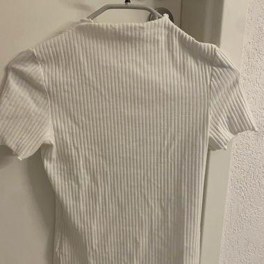 T‑shirt a coste bianco ONLY taglia XS