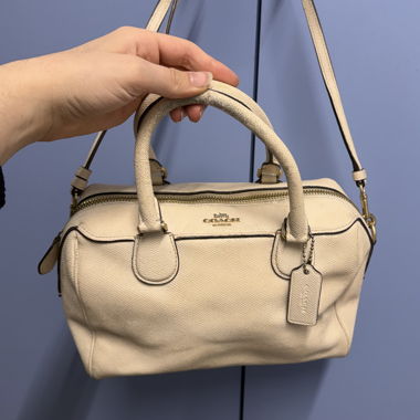 Sac à main Coach blanc