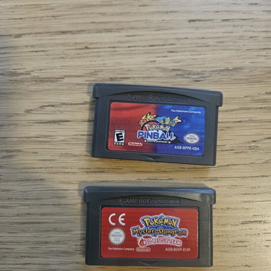 2x Gameboy Advance Spiele Pokemon 
