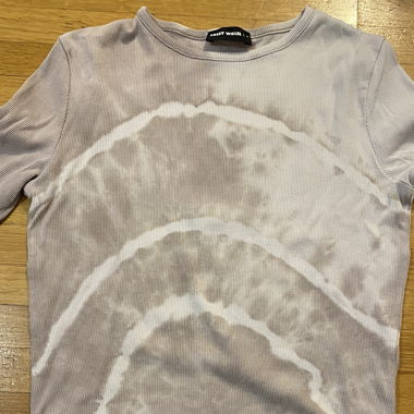 Maglia manica lunga con motivo tie-dye, taglia M