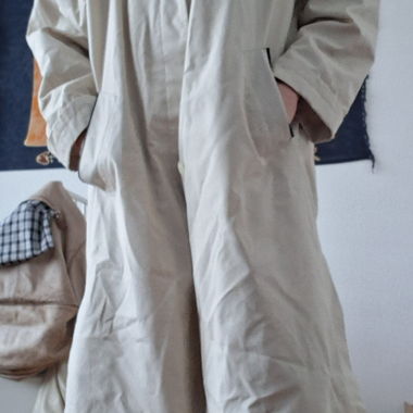 Beige parka/ coat