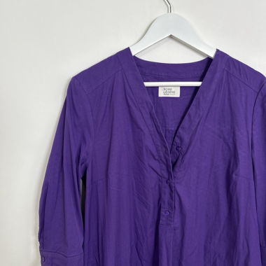 Robe chemise mauve