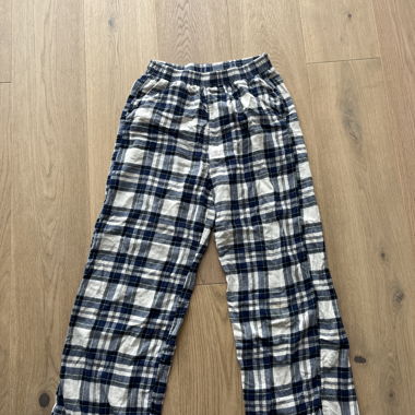 Blue/white pajama pants