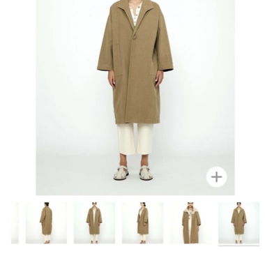 7115 by Szeki - Cappotto in canvas con rever
