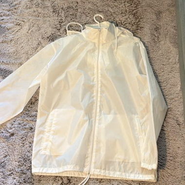 Transparent Hooded Windbreaker