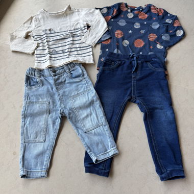 Lot de 2 ensembles 12-18 mois