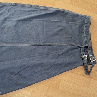Gonna a portafoglio in denim