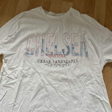 White T-shirt with print