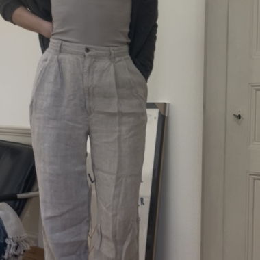 Leinenhose Gr. 27 (S)