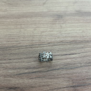 Bague en filigrane argenté