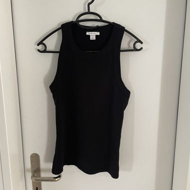 Schwarzes Tanktop AMISU Gr. L