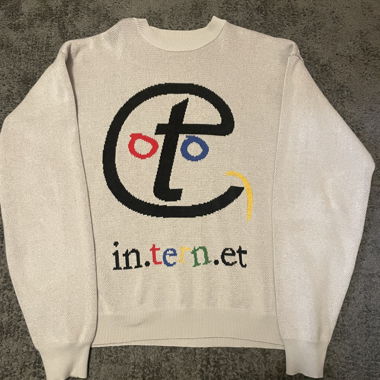 Grey knit sweater size M