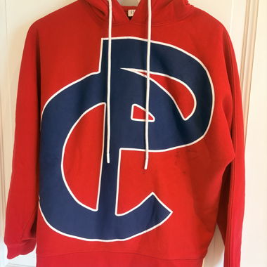 Hoodie Claude Pierlot rouge