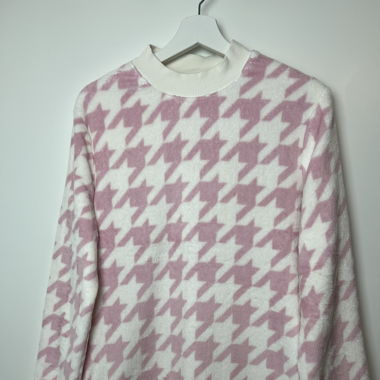 Tezenis Houndstooth fluffy Pyjama set size L