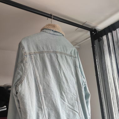 Veste en jean clair