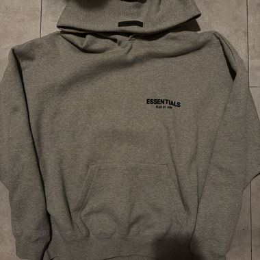 Essentials Hoodie grau