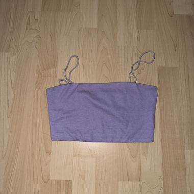 Purple Bandeau Top