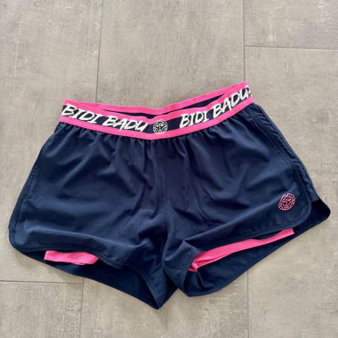 Short sportivo Bidi Badu blu e rosa Tg. L
