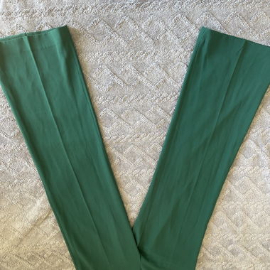 Pantalon tailleur vert