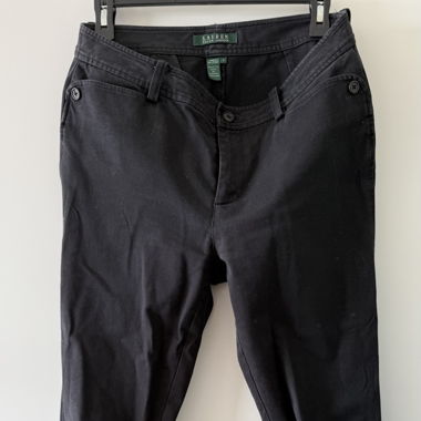 Pantalon noir taille basse Ralph Lauren