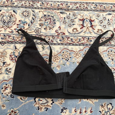 Top bralette nero