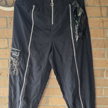 Nike pantalon de jogging noir avec fermetures éclair