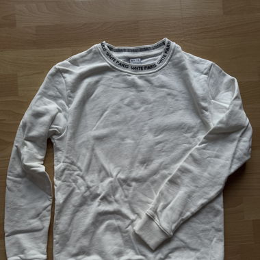 White Sweatshirt - BLVCK x WHTE Paris - Size S