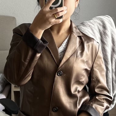 Leather jacket / René Lezard