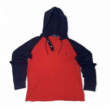 Ralph Lauren Hoodie in Red & Navy