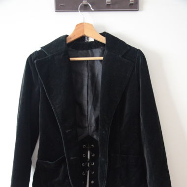 Black Velvet Blazer