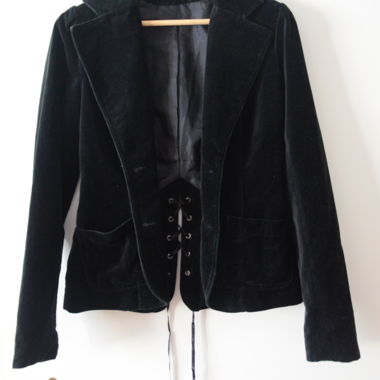 Black Velvet Blazer