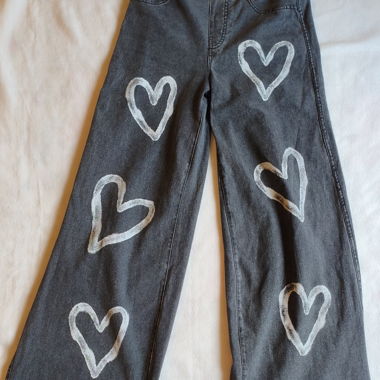 Wide Jeans H&M Grey