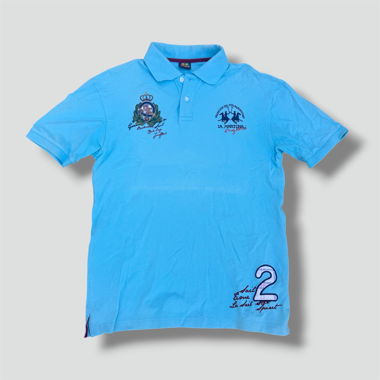 Polo vintage La Martina skyblue England