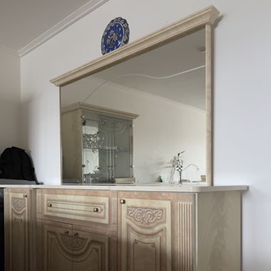 Sideboard Storage CABINET – with removable Mirror