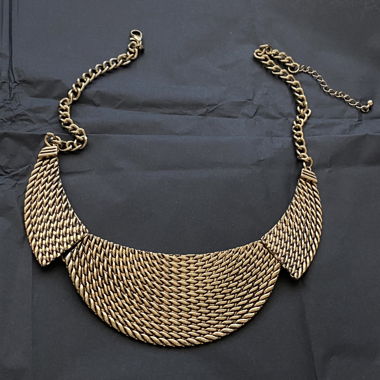 big sezané necklace gold