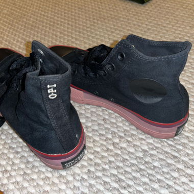 Converse OPI Black & Pink
