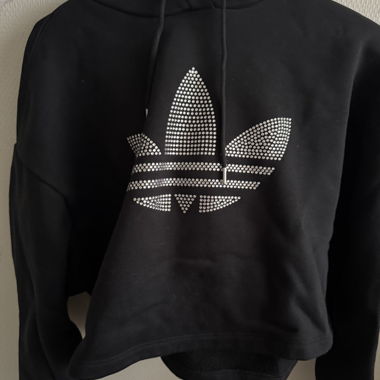 Adidas Hoodie with Rhinestones