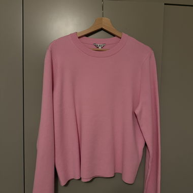Maglione di maglia rosa
